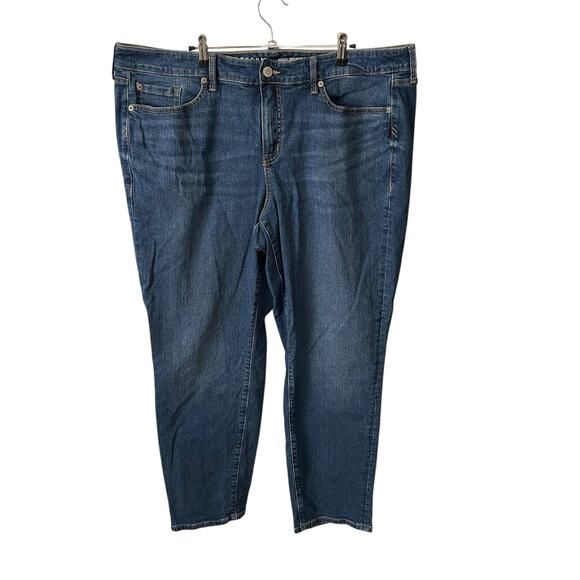 Torrid Plus 20T Tall Perfect Boyfriend Ankle Jeans Mid Rise Stretch Blue - Picture 1 of 9